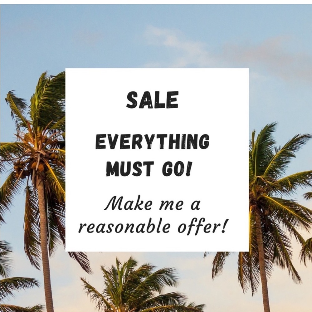 - MOVING SALE
